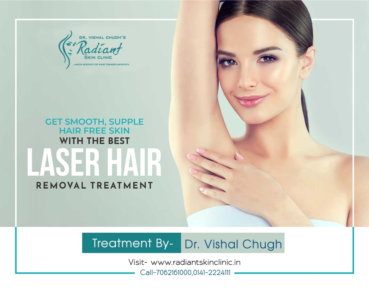 best laser hair removal treatment in jaipur\Dr. Vishal Chugh