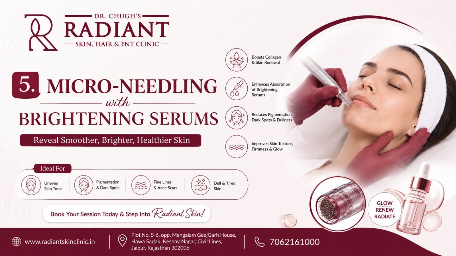 Micro-needling with Brightening Serums